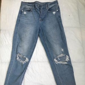 High waisted mom jeans